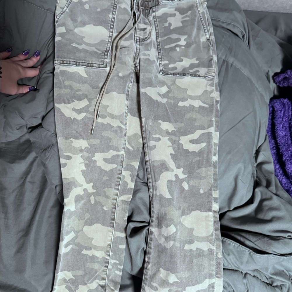 American Eagle Outfitters Camouflage Straight Leg Jeans
